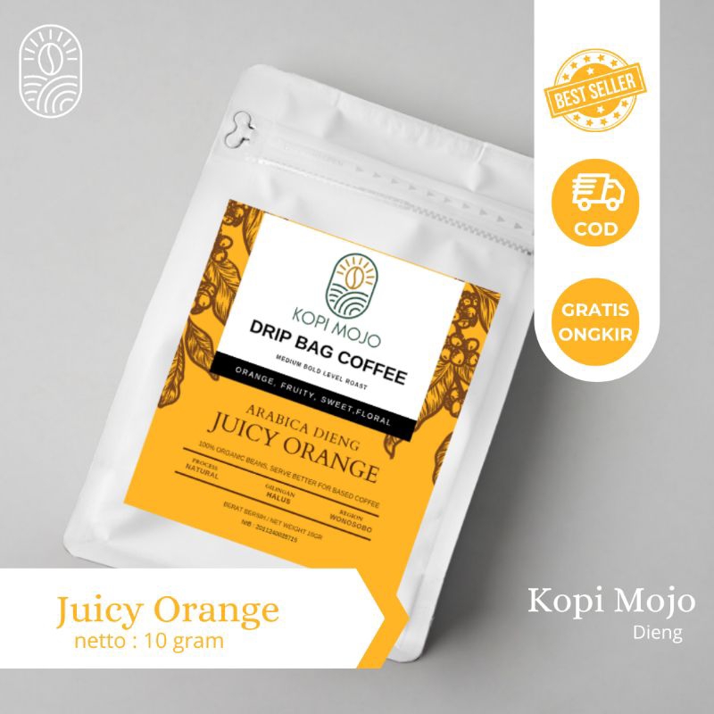 

Kopi Mojo - Drip Bag Coffee - 10gram - 100% Single Origin Natural - Full Wash Proces Giling halus