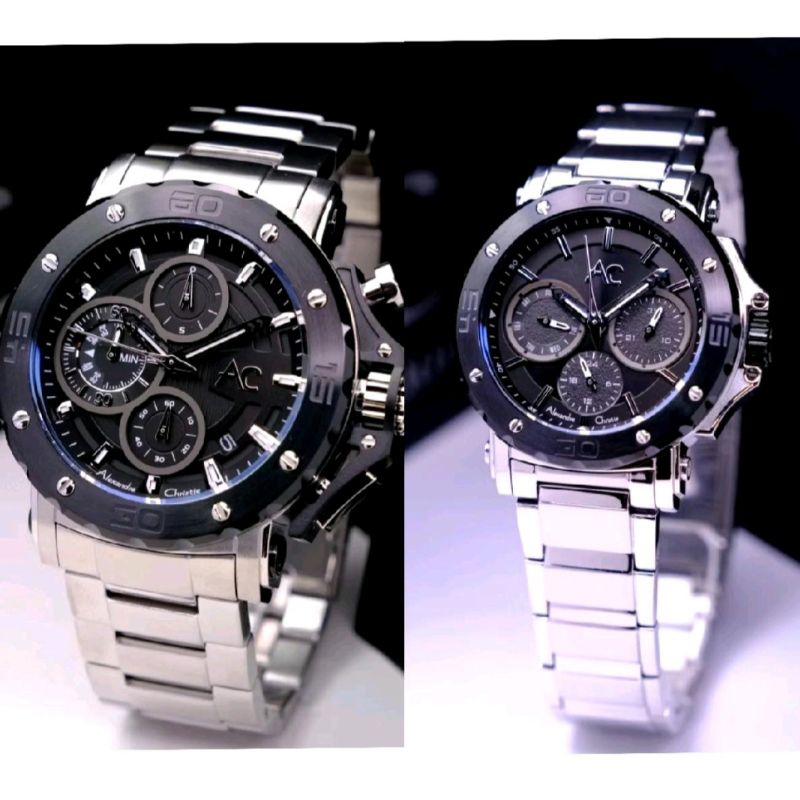 Jam Tangan Couple Alexandre Christie AC 9205 9205 AC9205 Original