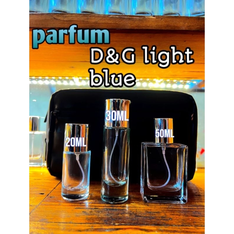 PARFUM D&G LIGHT BLUE/PARFUM UNISEX/PARFUM TAHAN LAMA/PARFUM REFILL/PARFUM BESTSELLER