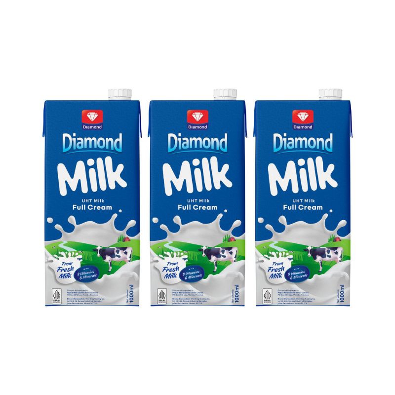 

DARISMA - DIAMON MILK SUSU UHT FULL CREAM 1 x L x 3pcs
