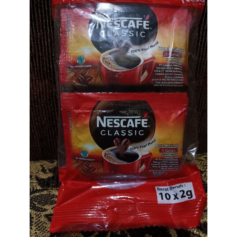 

nescafe clasic renceng