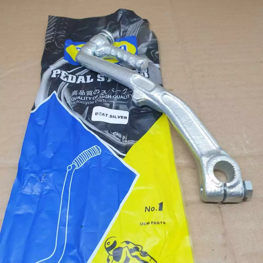 TAKEHO PEDAL KICK STATER SELAHAN ENGKOL MOTOR BEAT SILVER