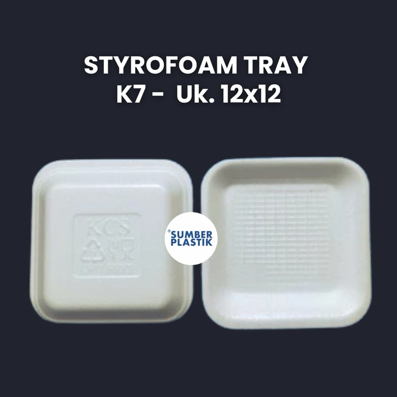 Styrofoam Tray K7 - Uk.12x12