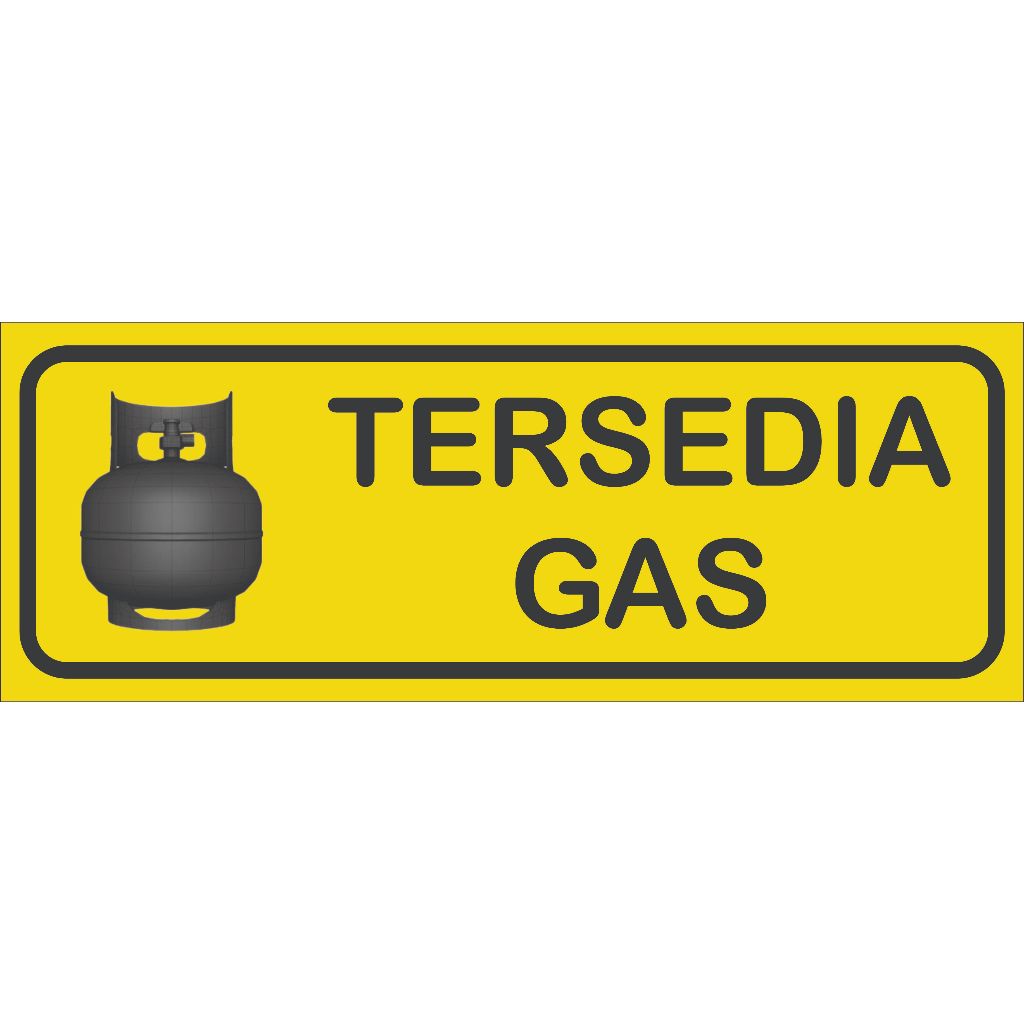 

stiker / akrilik tersedia gas