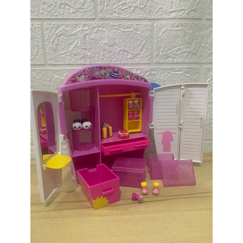Shopkins Style Me Wardrobe Playset Second Lemari Pakaian Moose Bekas