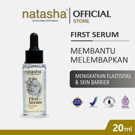 NATASHA SKINCARE FIRST SERUM - Serum glowing, Serum Unggulan PENCERAH KULIT WAJAH
