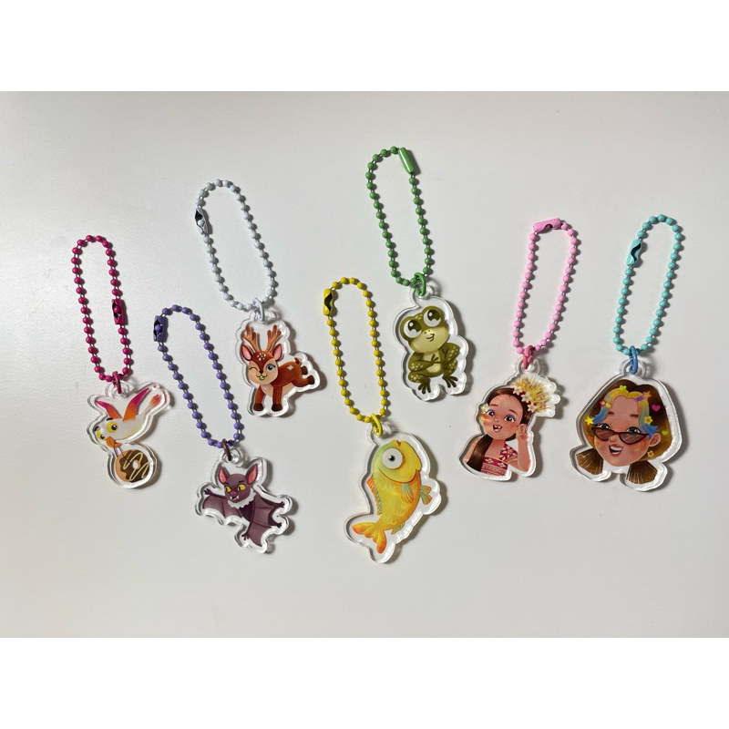 Cute Cartoon Acrylic - Bag Charm (small size)