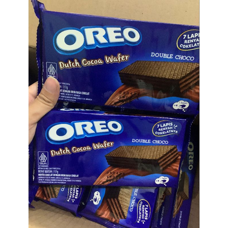 

Oreo Dutch Cocoa Wafer Double Choco 117gr