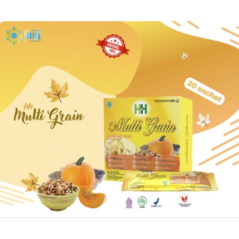 

Minuman sehat sereal HH MULTI GRAIN / Original 100%