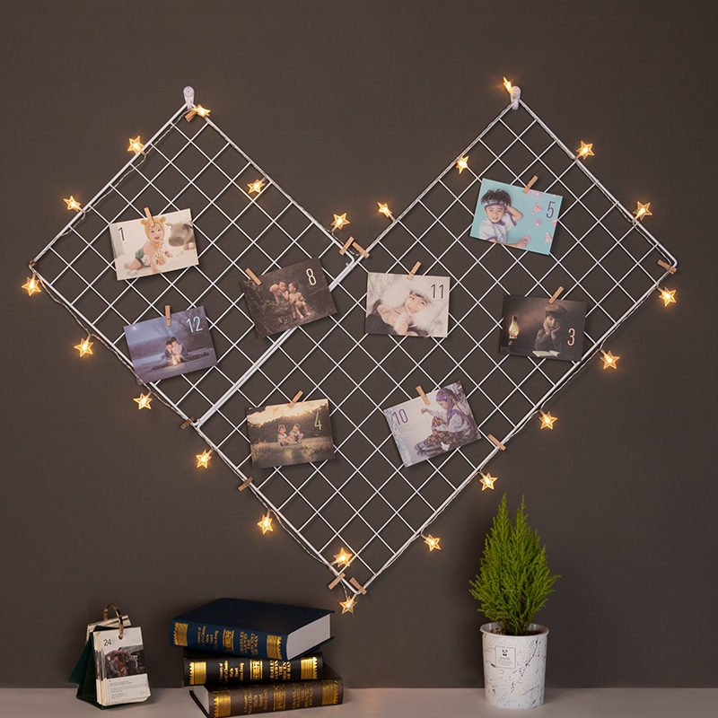 GRID WALL JARING RAM KAWAT BESI DINDING 95x45 CM / GANTUNGAN ACCESORIES DAN MASKER Kawat Ram 95 x 45