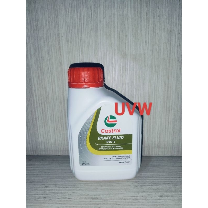Castrol Brake Fluid Dot 4 500ml - minyak rem castrol DOT 4