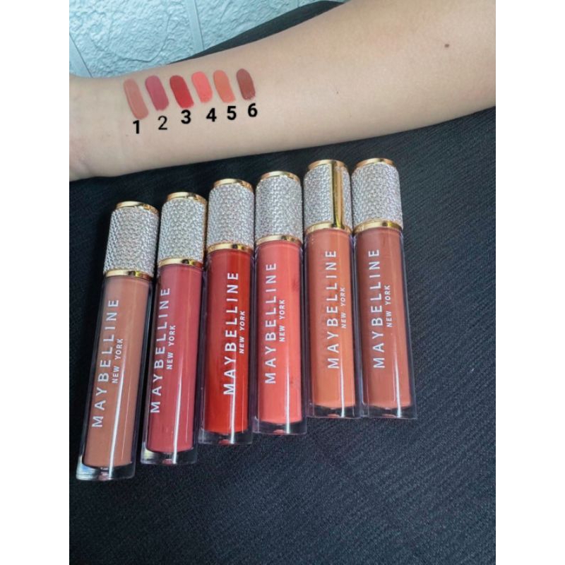 promo... lipstik Maybelline matte lipstik gloss waterproof dan transferproof tahan 16 jam