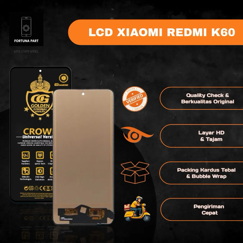 LCD XIAOMI REDMI K60 / LCD REDMI K60 / LCD REDMI K60 PRO FULLSET COMPLETE