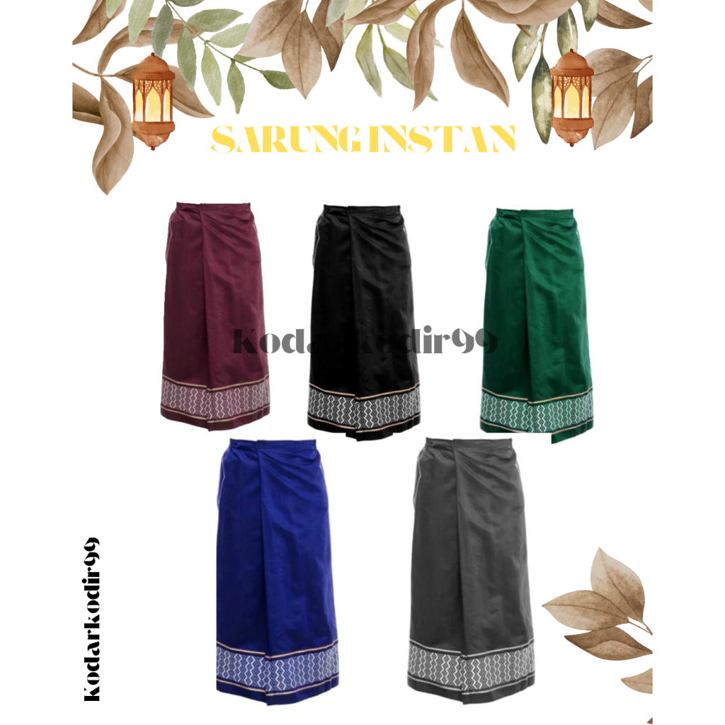 Sarung Instan Anak Laki Laki Model Rok Cocok DIpake Mengaji