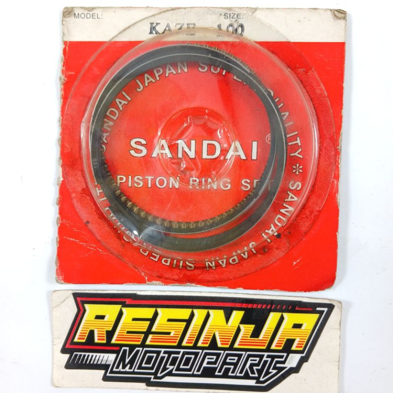Ring Piston Seher Kawasaki Kaze Kaze R Oversize Os 100 Sandai Japan