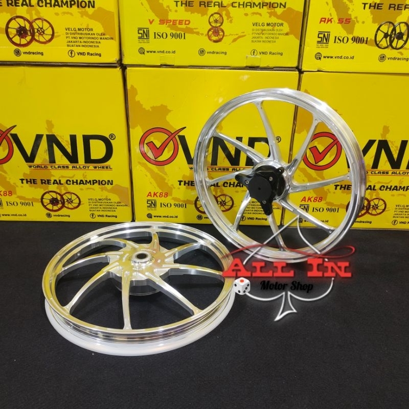 VELG PELEK VELEK VND AK 88 NEW YAMAHA AEROX 155 NEW&OLD VELG AEROX RING 17 VND PALANG 8