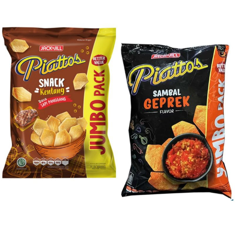 

Piattos Sapi Panggang / Sambal Geprek Jumbo Pack 120gr