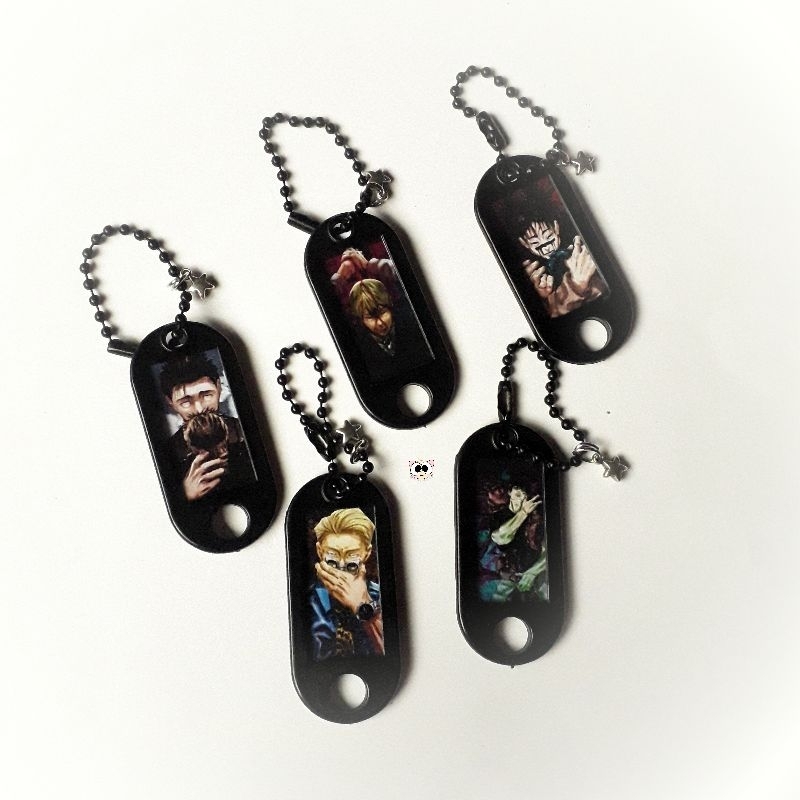 JUJUTSU KAISEN keychain | nanami kento toji fushiguro naoya zenin hiromi higuruma choso | jjk bagcha