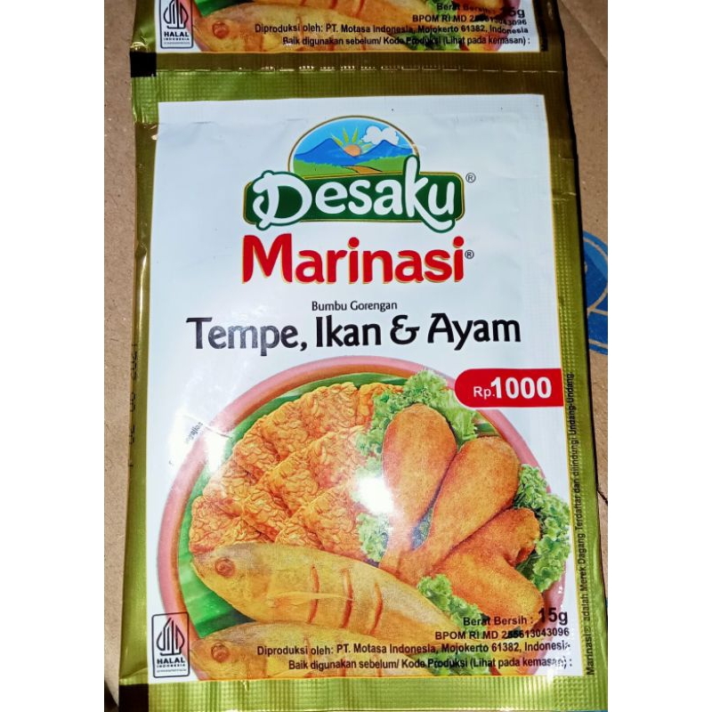 

DESAKU MARINASI (TEMPE, IKAN, AYAM)