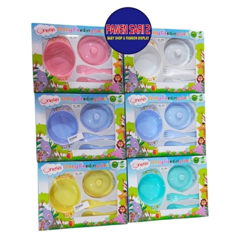 TEMPAT MAKAN BABY FEEDING SET ONESIS S3 /HAMPERS BAYI