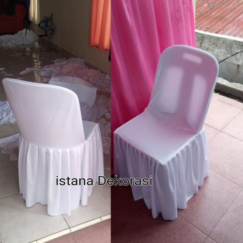SARUNG KURSI TWINPAN/BUNGKUS KURSI TWINPAN PUTIH