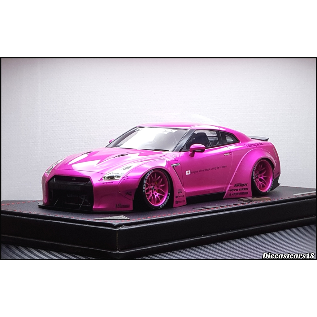 1/18 Makeup Model Nissan GTR R35 LB Works Flash Pink Ltd 20 Pcs
