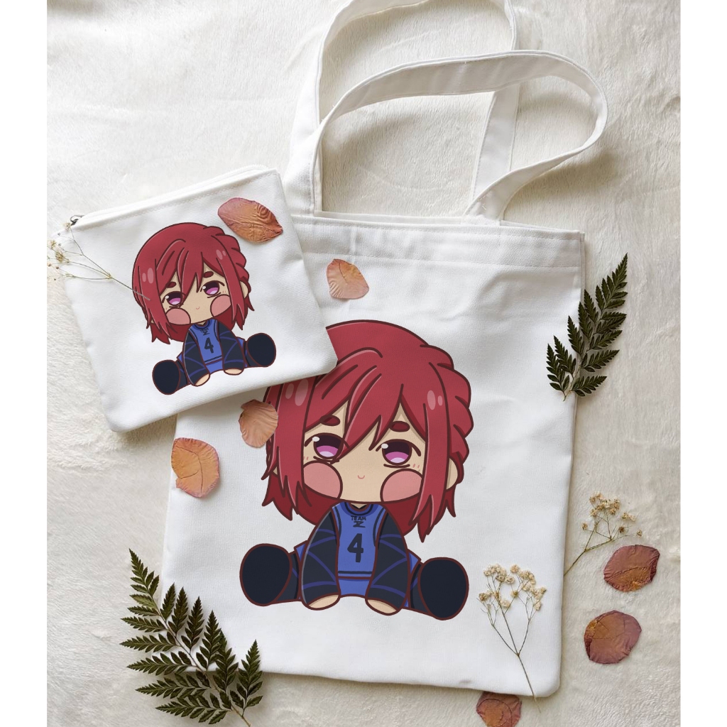 BLUE LOCK TOTE BAG + PENCIL CASE ANIME / ANIME KIT / ANIME FANKIT /   / BLUELOCK / ISAGI YOICHI / ME