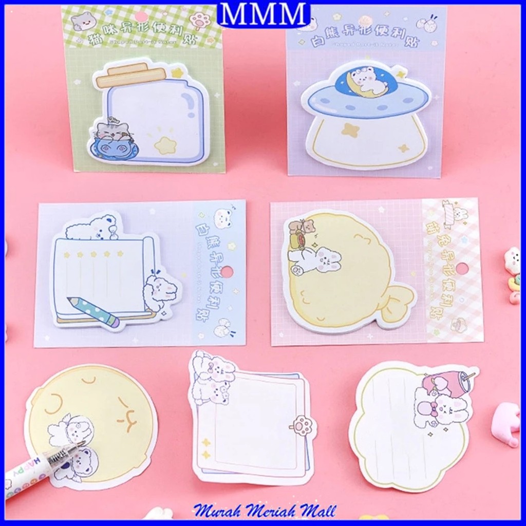 

MMM Sticky Note Mini Karakter Kartun Lucu Isi 20 Lembar Tempelan Kertas Catatan Memo Set Note Karakter Animal Mini Book Karakter Hewan Lucu 20 Sheets Memo Pad DIY Scrapbook Decorating Stationery