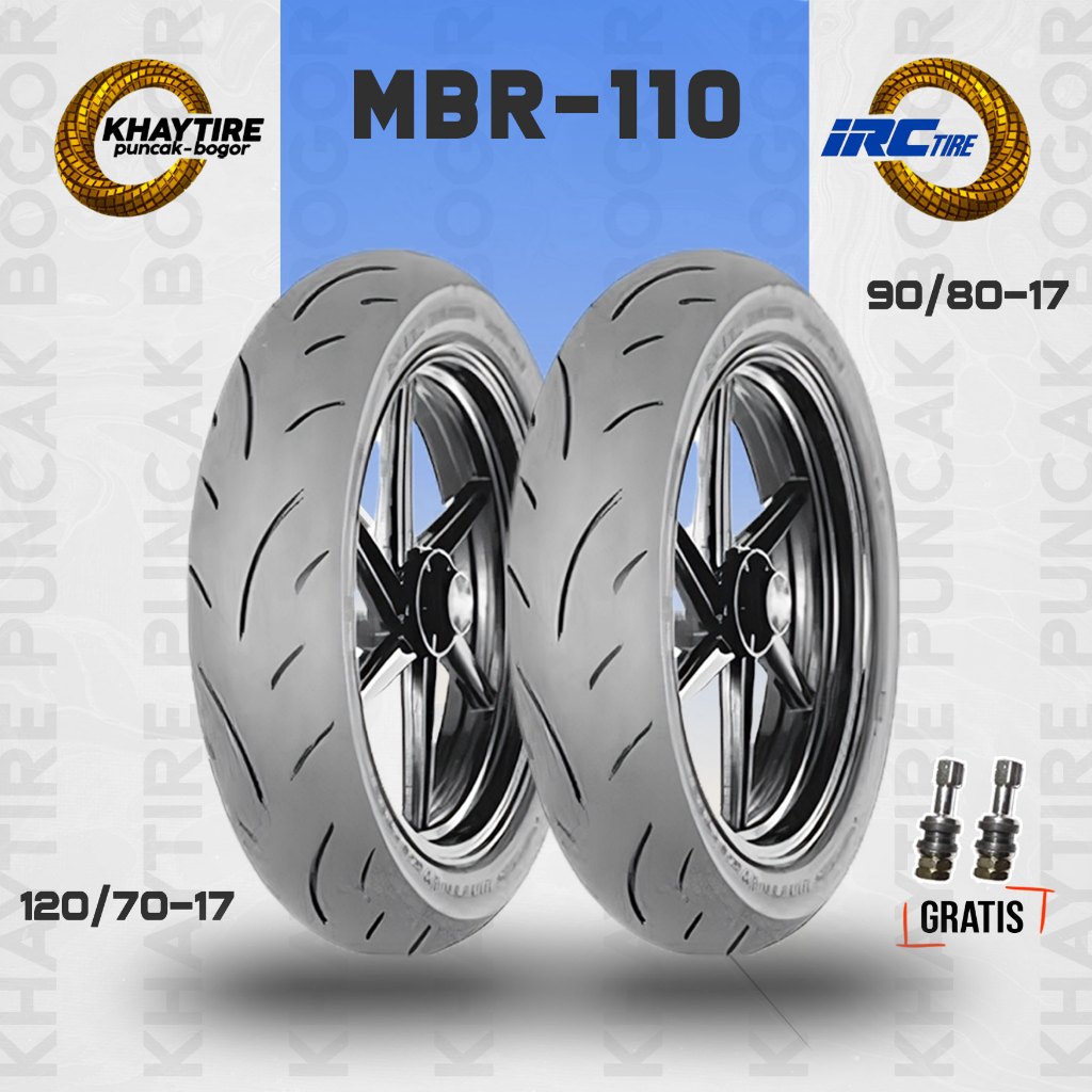 Paket Ban Motor SPORT MX KING IRC MBR Soft Compound 90/80 - 120/70-17