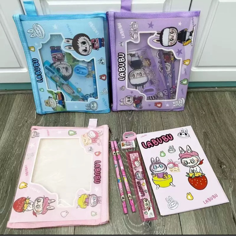 

VALEN ACC 1SET POUCH ATK PENSIL LABUBU