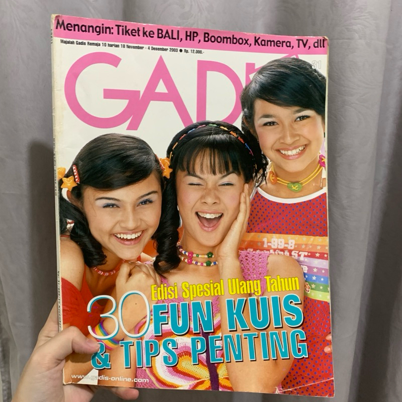 majalah gadis 18 november - 4 desember 2003