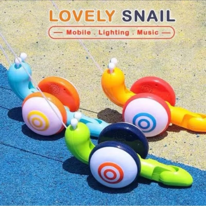 MAINAN SIPUT GOYANG SIPUT TARIK LOVELY SNAIL
