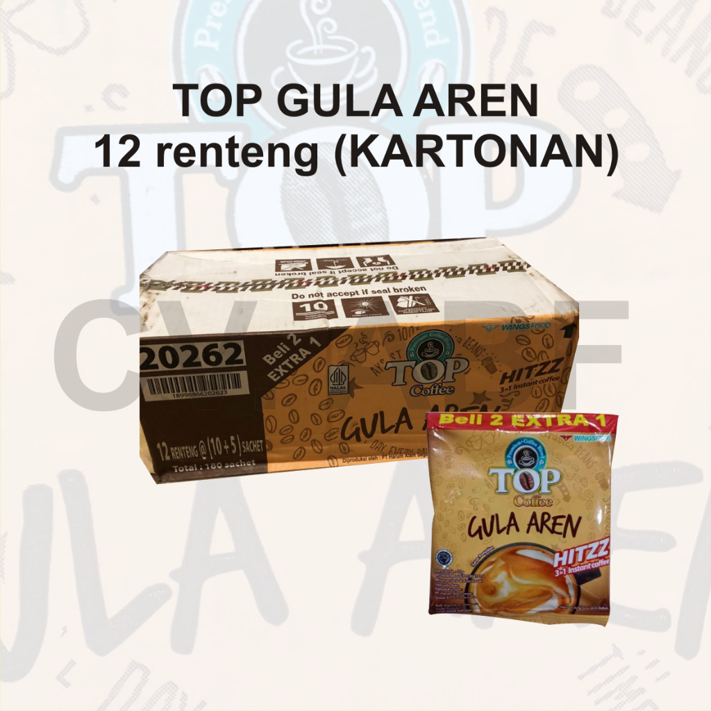 

Top Coffee Gula Aren Premium Blend Beans (KARTONAN)
