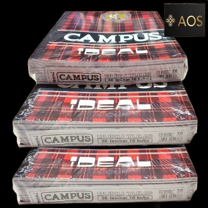 

(1 Pak Isi 10) Boxy Campus Ideal 36 Lembar panjang