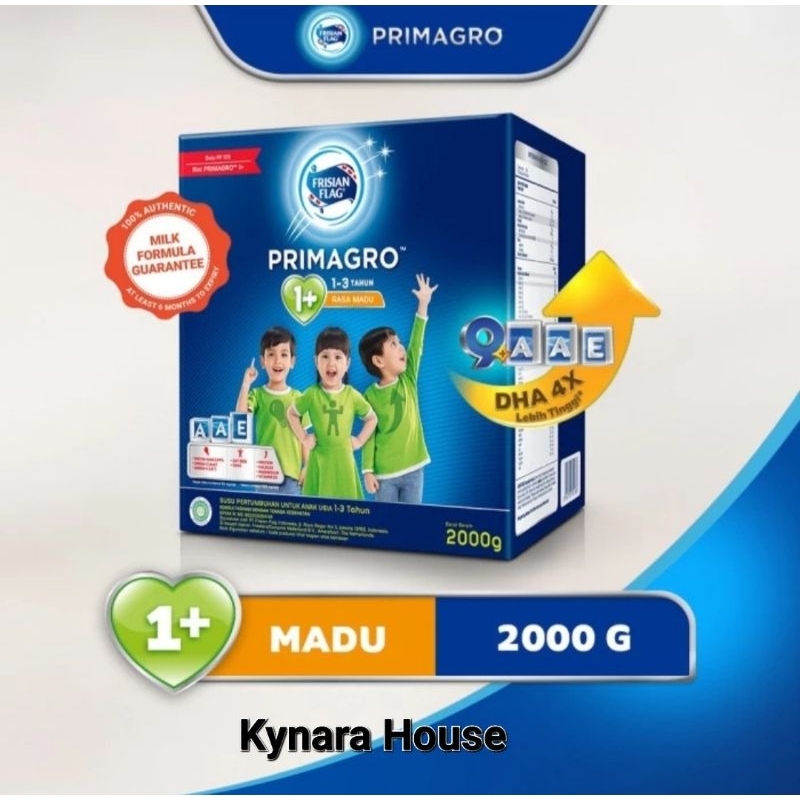 Frisian Flag Primagro 1+ Susu Bubuk Pertumbuhan Anak 1-3 Tahun 2kg