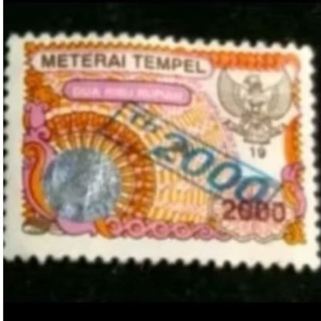 

MATERAI 2000 Tahun 2000 CAP 2000 original