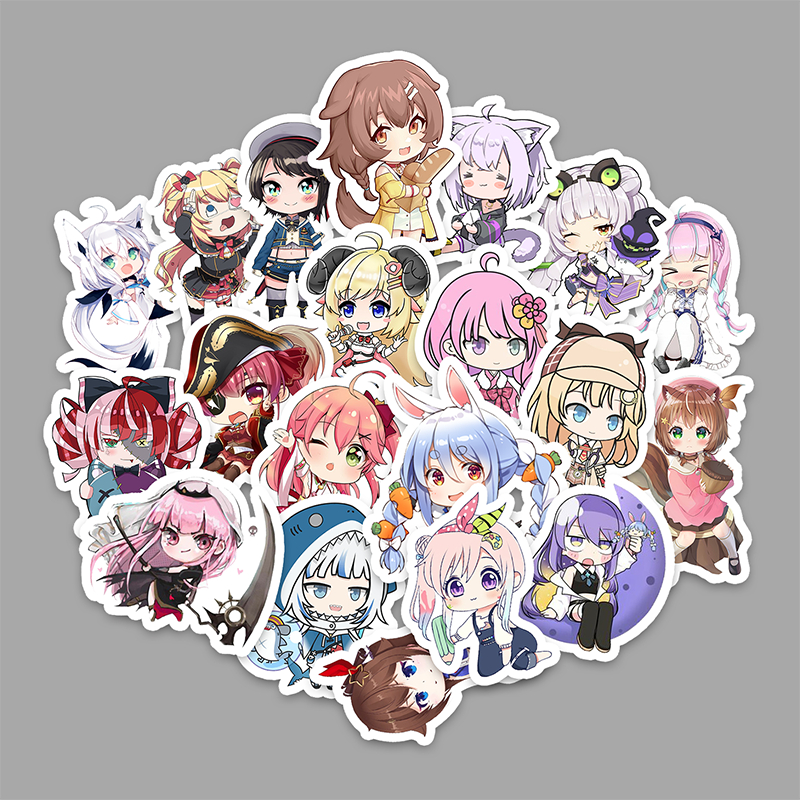 STICKER PACK - HOLOLIVE CHIBI | STICKER KOPER STICKER TUMBLER STICKER LAPTOP HELM