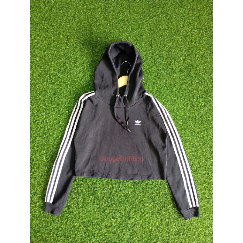 hoodie crop adidas trefoil second, hoodie crop adidas, hoodie trefoil second, hoodie crop trefoil se