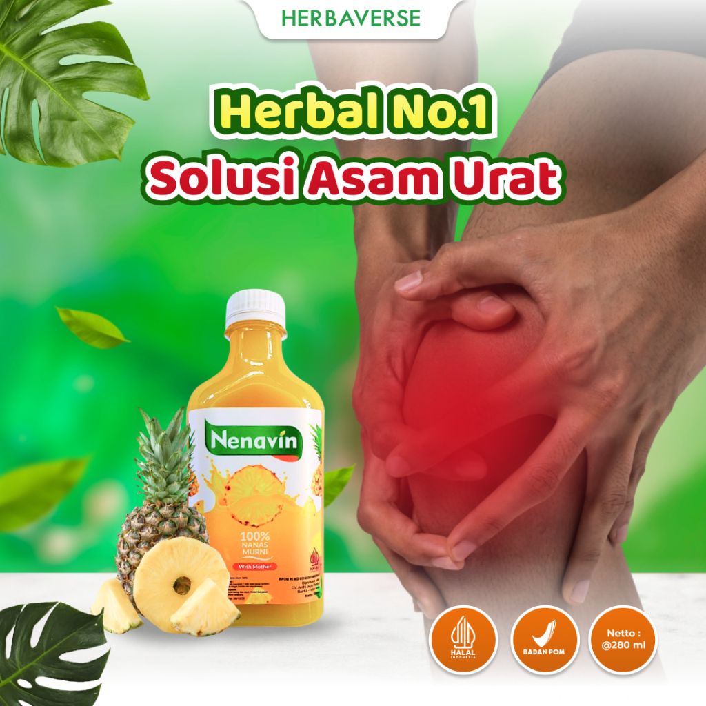 

NENAVIN Cuka Nanas 100% Murni Untuk Kesehatan Atasi Kendalikan Asam Urat Nyeri Radang Sendi Bengkak