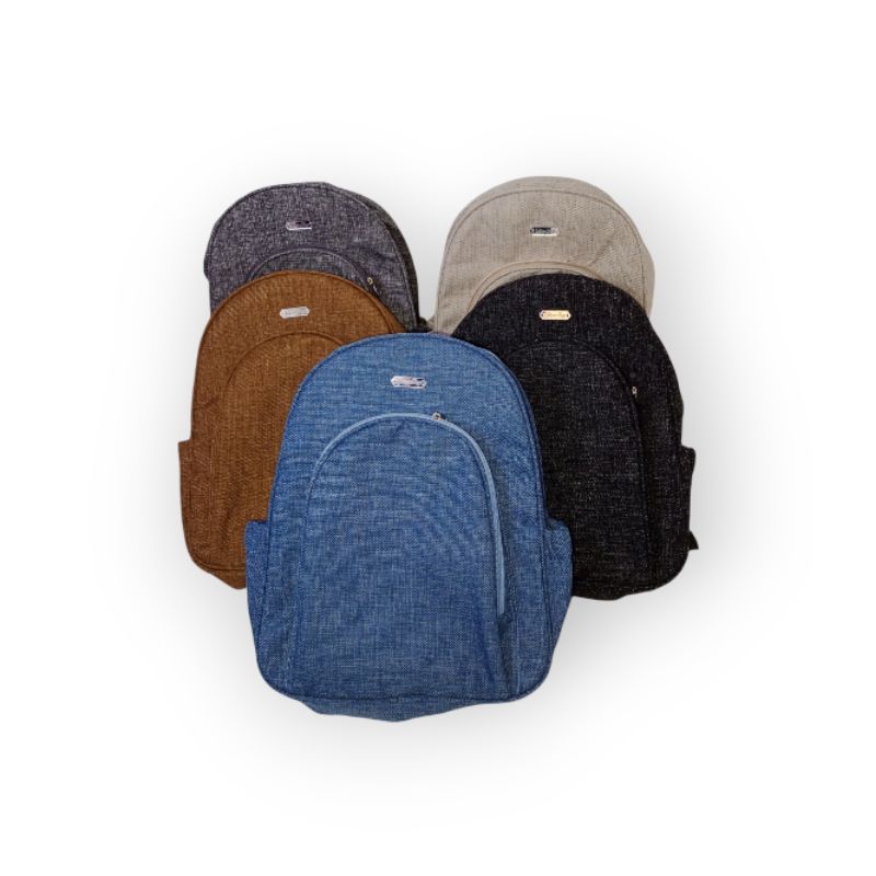 Medium Backpack Kanvas | Backpack | Tas Ransel Wanita | Tas kanvas Wanita | Ransel kanvas