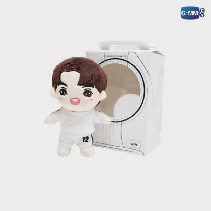 (ORIGINAL GMMTV OFFICIAL) Ready stock Win Metawin Tine White Official Plush Doll GMMTV Still 2gether