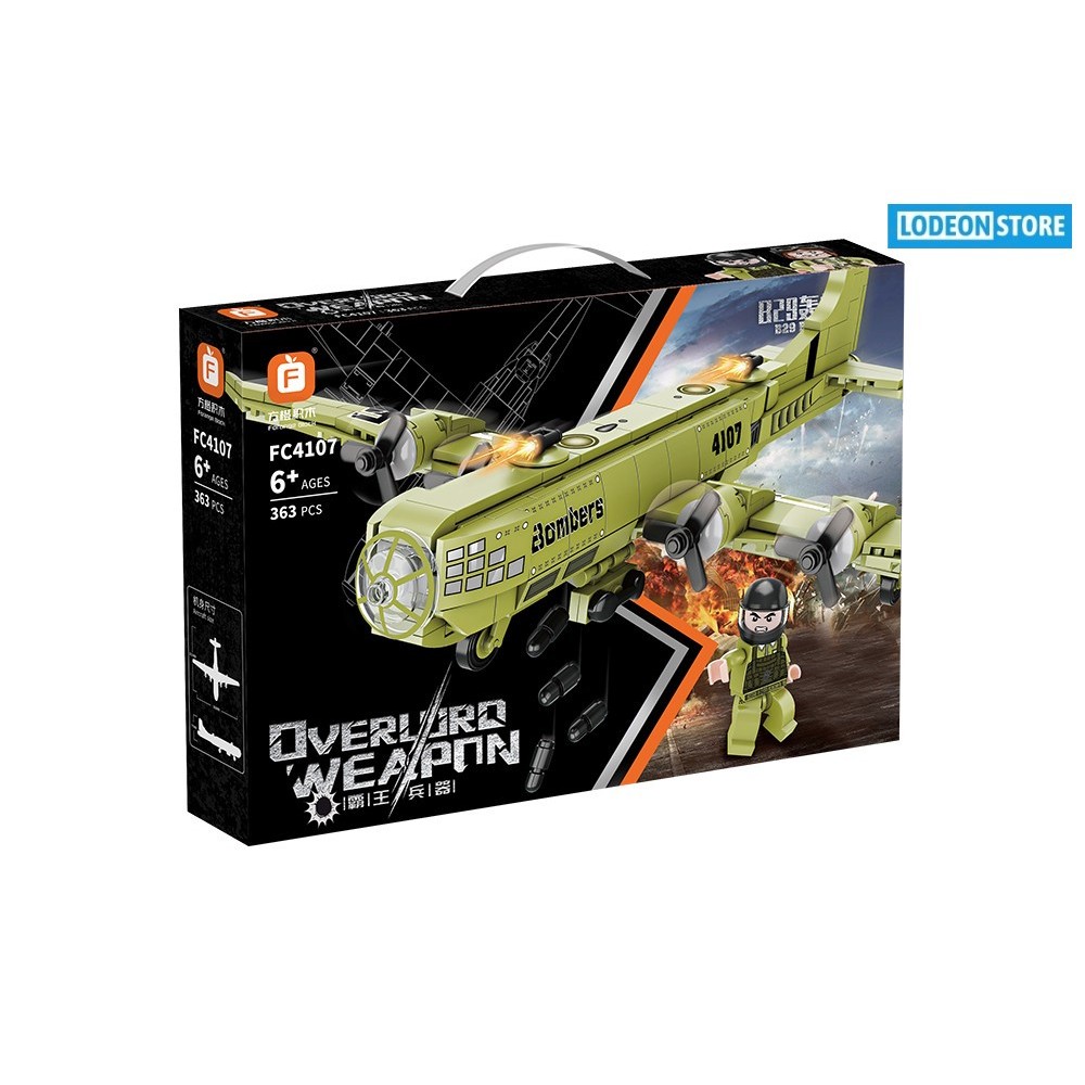 Brick Forange Block B29 Bomber FC4107 - Brick Pesawat Perang - Mainan Koleksi - Mainan Anak - Mainan