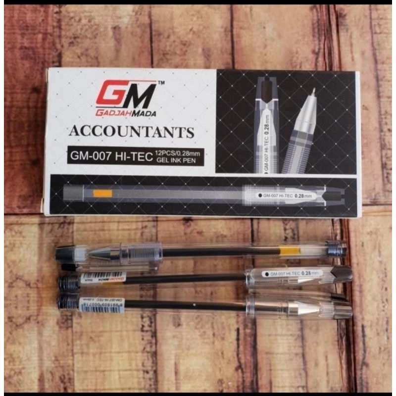 

sg Pulpen Gel Pen Hi Tech 0,28 mm GM-007 (12 Pcs)