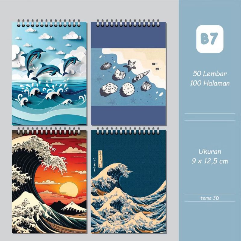 

Notebook Mini B7 Buku Kecil Catatan Scrapbook Mini Buku Saku Notes Kecil Alat Tulis Sekolah