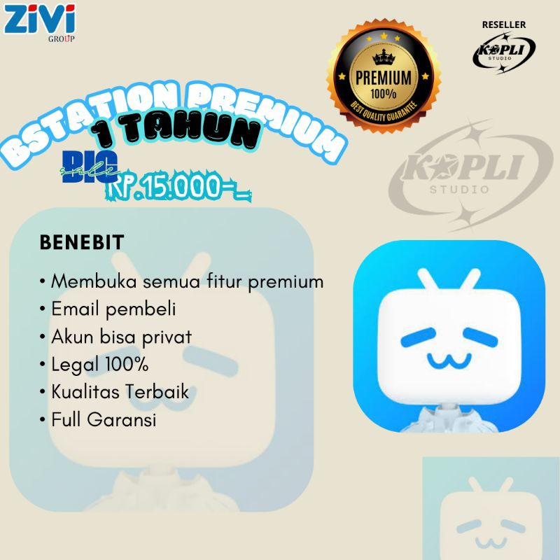 BSTATION PREMIUM 1 TAHUN