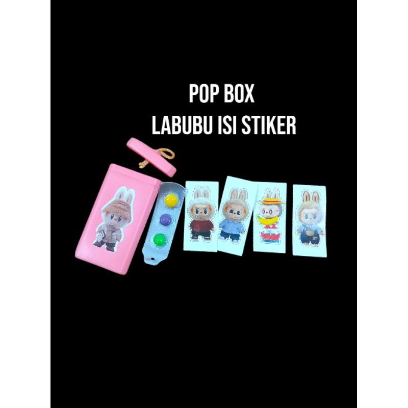 

MAINAN POP BOX LABUBU ISI STIKER | LABUBU STIKER