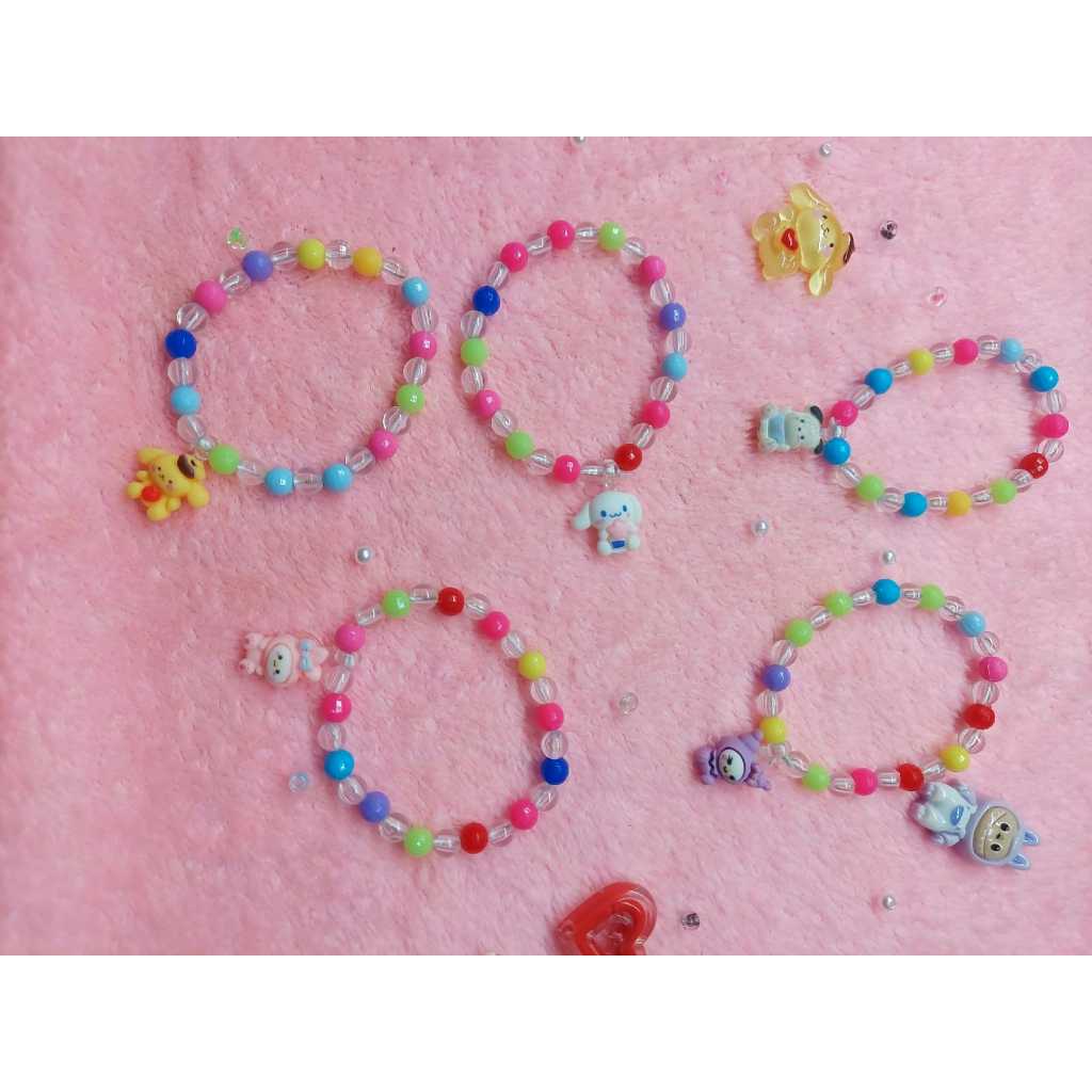 Gelang anak perempuan / gelang anak labubu / gelang anak lucu / gelang anak boneka