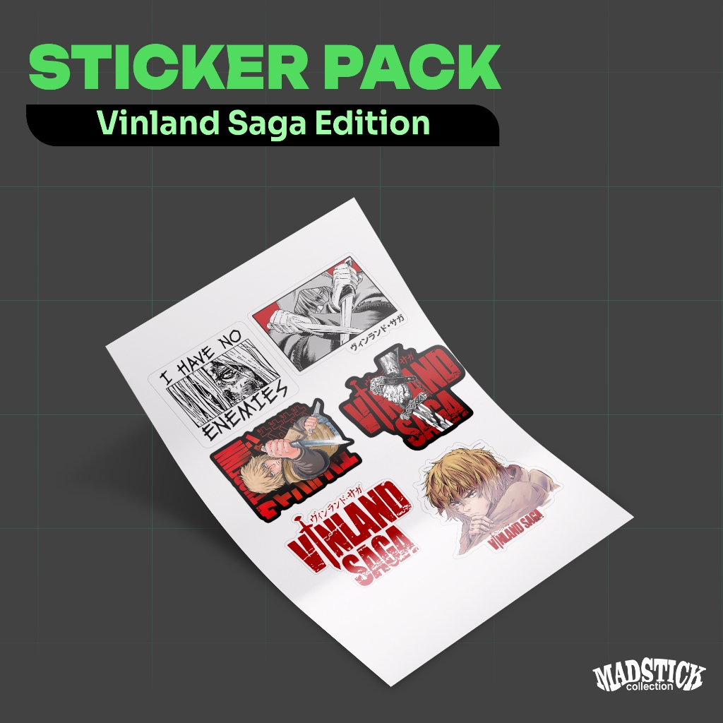 

STICKER PACK VINLAND SAGA / STICKER ANIME / STICKER AESTHETIC / STIKER HP