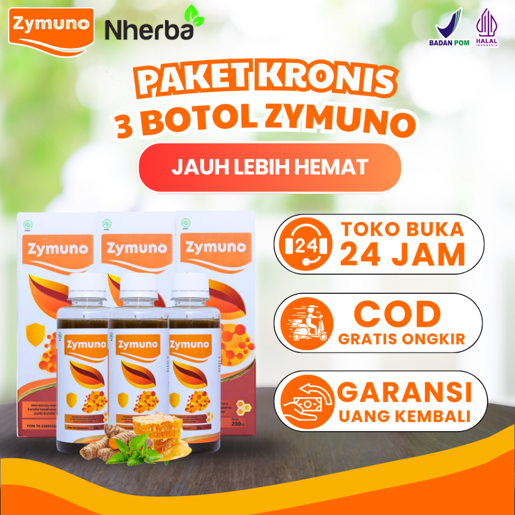 Paket 3 Botol Zymuno - Madu Herbal Atasi Haid Tidak Lancar, Keputihan dan Masalah Kewanitaan Lainnya