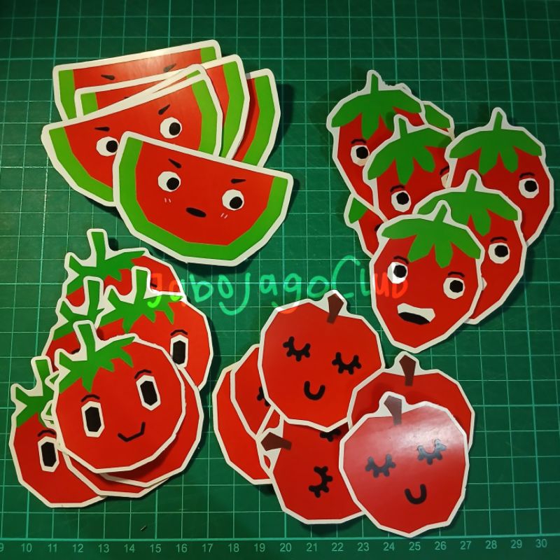 

[ Ready Stock ] Sticker "Sticky Fruity!" ( min. pembelian 3 pcs )